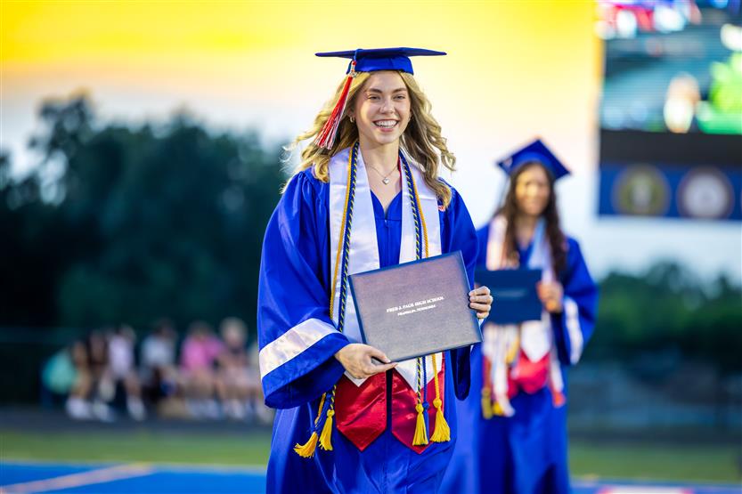Students celebrate graduating